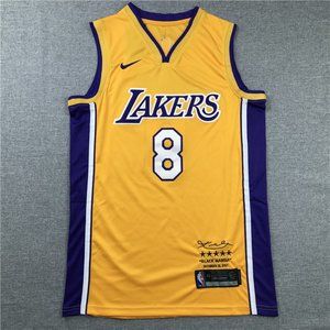 NBA Lakers 8 Kobe retired version of the yellow je